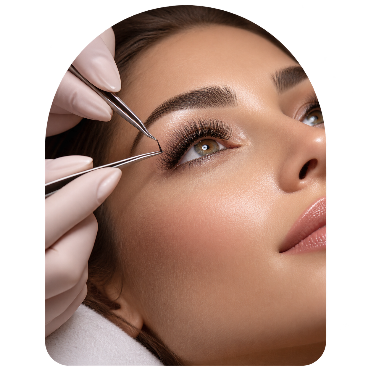 Lash extensions treatment at Galadia in Warrington